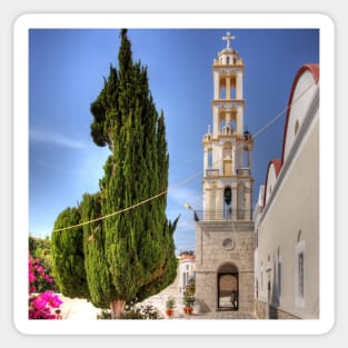 Cyprus Pine and Bell Tower Sticker